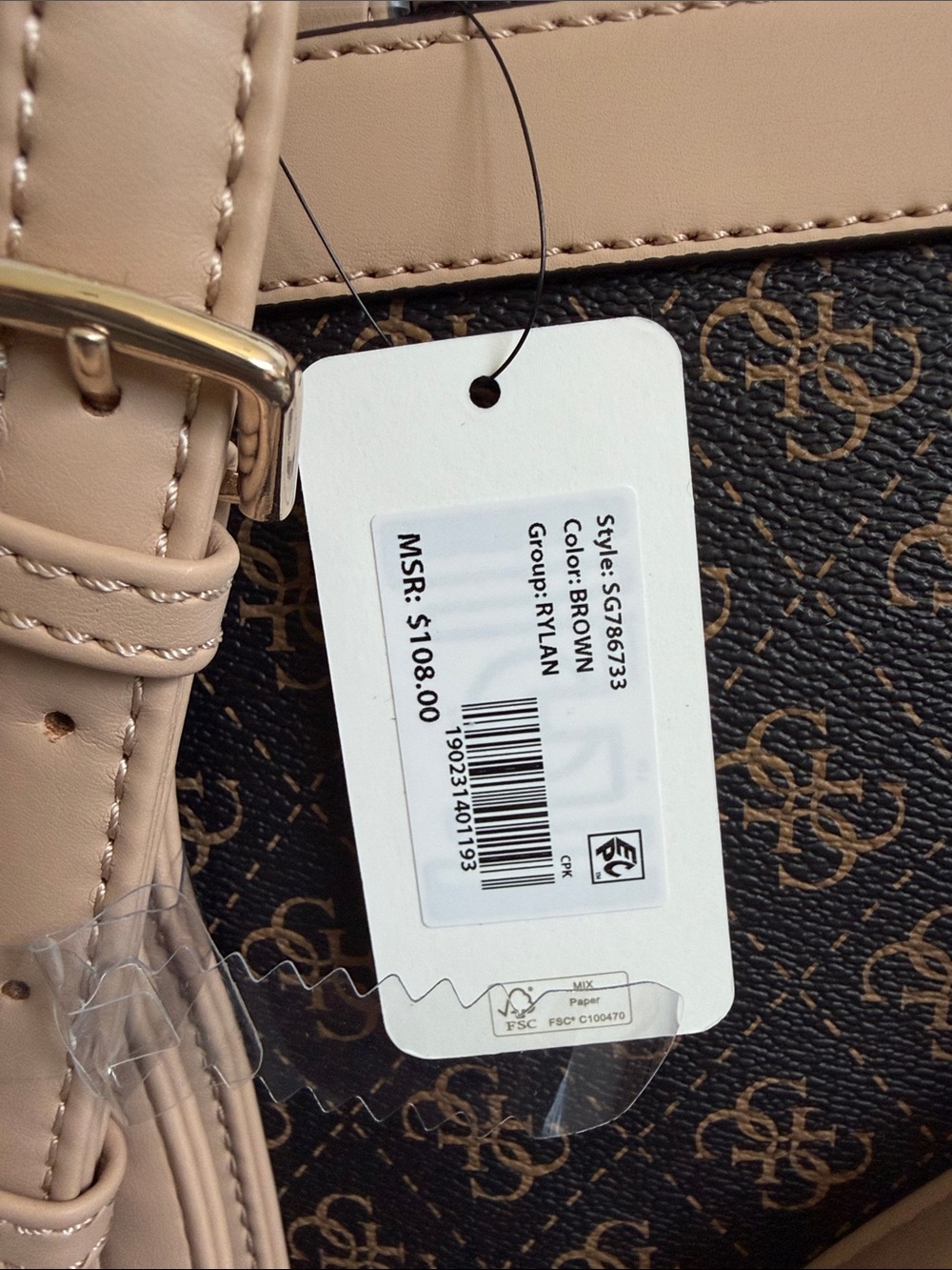 GUESS Rylan Backpack NWT - Picture 3 of 8